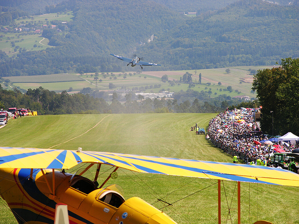 Alles bereit an den Flugtagen Dittingen Cockpit